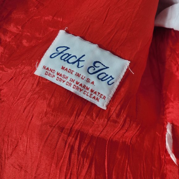 Jack Tar Three Piece Baby Outfit Corduroy Embroidered Train Red Shorts Vintage - Picture 6 of 13